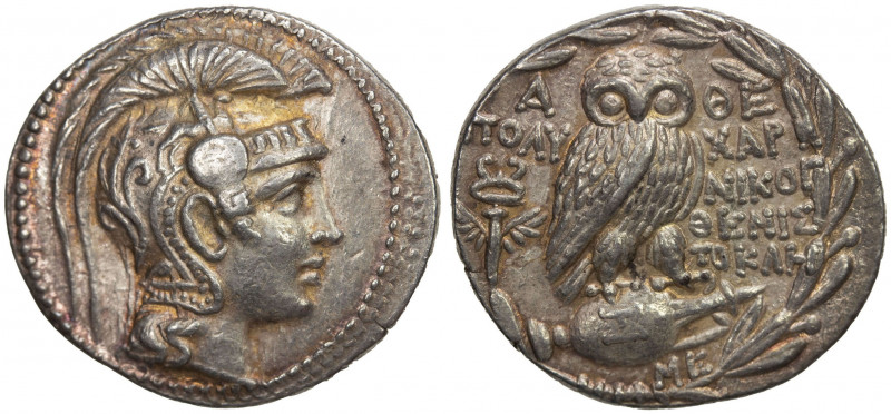 ATTICA: Athens, AR tetradrachm (17.11g), 165/4 BC, HGC-4/1602, Thompson-379e/g, ...