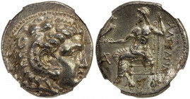 EGYPT (PTOLEMAIC): Ptolemy I Soter, as satrap, 323-305 BC, AR tetradrachm (17.11g), Arados, ca. 320/19-315 BC, Price-3426 (Byblos), in the name and ty...