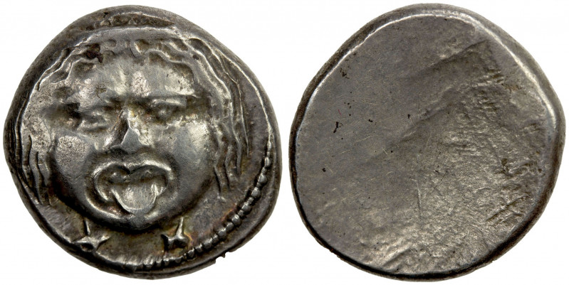 ETRURIA: Populonia, AR didrachm (20 asses) (8.33g), 3rd century BC, SNG ANS 77-8...