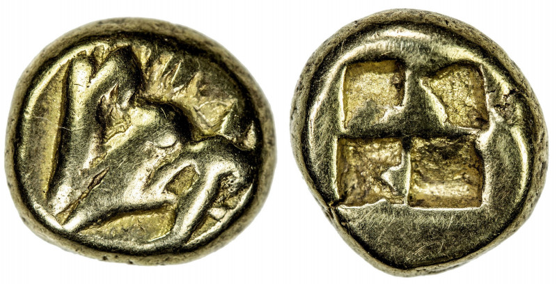 MYSIA: Kyzikos, EL hekte (1/6 stater) (2.64g), ca. 550-500 BC, SNG Berry 926, Po...
