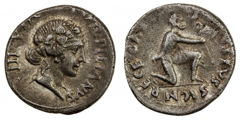ROMAN EMPIRE: Augustus, 27 BC-14 AD, AR denarius (3.68g), Rome, 19-18 BC, RIC-28...