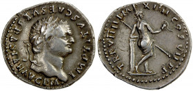 ROMAN EMPIRE: Titus, 79-81 AD, AR denarius (3.42g), Rome, 79 AD, RIC-34, diademed head right // TR P VIIII IMP XIIII COS VII P P, Venus Callipyge, see...