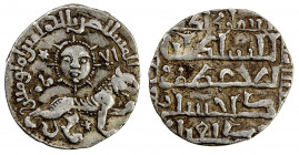 SELJUQ OF RUM: Kaykhusraw II, 1236-1245, AR ½ dirham (1.47g), Sivas, AH638, A-1219, Izmirlier-463 (same reverse die), lion & son motif type, lovely bo...