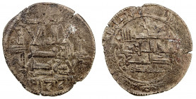 QARAKHANID: 'Imad al-Dawla Chaghri-tegin, 1016-1026, AR dirham (4.66g), Yarkand, AH408, A-3357, Kochnev-495, ruler cited as chaghri-tegin below the ob...