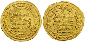 GREAT SELJUQ: Alp Arslan, 1058-1063, AV dinar (2.40g), al-Ahwaz, AH458, A-1670, fine gold, VF, S. 
Estimate: USD 220 - 260