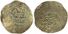 ILKHAN: Anonymous Qa'an al-'Adil, ca. 1260s/1270s, AV dinar (4.76g), Amul, AH6x1, A-G2132, struck from the same dies as Lot 590 in this auction, EF, R...
