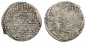 SAFAVID: Isma'il I, 1501-1524, AR shahi (9.08g), Badakhshan, AH918, A-2576, obverse divided in four panels, lovely strike with no weakness, but with t...
