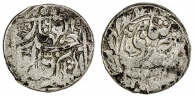 DURRANI: temp. Safdar Jang, 1842-1843, AR rupee (9.10g), Ahmadshahi, AH1259//1259, A-V3150, With the Arabic obverse inscription al-mulku lillah al-wah...
