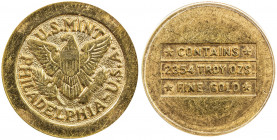 SAUDI ARABIA: AV pound, ND (1947), KM-35, Fr-191, struck at the Philadelphia Mint to pay for shipments of Arabian oil, ANACS graded AU50.
Estimate: U...