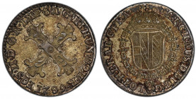 AUSTRIAN NETHERLANDS: Joseph II, 1780-1790, AR 10 liards, 1789, KM-36, a lovely toned mint state example! PCGS graded MS63.
Estimate: USD 150 - 250