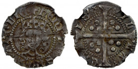 ENGLAND: Henry VI, first reign, 1422-1461, AR penny (0.86g), ND (1422-30), Spink-1845, Calais Mint annulet issue, some ghosting of cross on obverse, p...