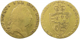 GREAT BRITAIN: George III, 1760-1820, AV guinea, 1794, KM-609, pleasing Fine to VF.
Estimate: USD 475 - 550