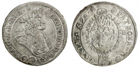 HUNGARY: Leopold I, 1657-1705, AR 15 krajczar, 1690-KB, KM-208, Huszár-1428var, Madonna and Child, well struck, EF-AU.
Estimate: USD 150 - 250