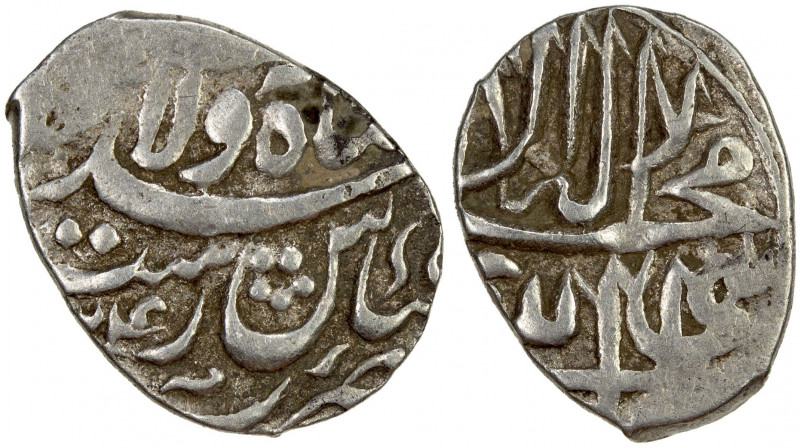SAFAVID: 'Abbas I, 1588-1629, AR bisti (0.74g), Rasht, AH(10)34, A-B2637, type D...