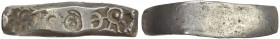 GANDHARA: Punchmarked, ca. 5th/4th century BC, AR shatamana (11.26g), Ra-540ff, long bent bar, 2 banker's marks in the center, VF-EF.
Estimate: USD 1...