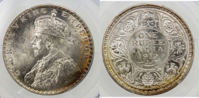 BRITISH INDIA: George V, 1910-1936, AR rupee, 1919(b), KM-524, S&W-8.47, Prid-225, a lovely quality example! PCGS graded MS63.
Estimate: USD 75 - 100