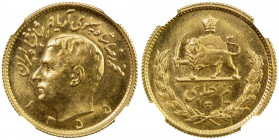 IRAN: Muhammad Reza Shah, 1941-1979, AV ½ pahlavi, SH1355, KM-1199, NGC graded MS65.
Estimate: USD 220 - 240