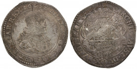 BELGIUM: BRABANT: Philip IV, 1605-1665, AR ducaton, Antwerp, 1638, KM-72.2, bust of Philip IV of Spain // coat of arms with crown, lions and Golden Fl...