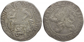 HOLLAND: Dutch Republic, AR leeuwendaalder, 1589, KM-11, "lion dollar" type, VF.
Estimate: USD 100 - 150