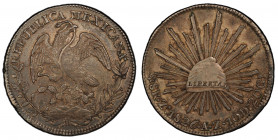 MEXICO: First Republic, 1824-1864, AR 8 reales, 1826-Zs, KM-377.13, DP-Zs03, assayer AZ, an attractive example of a date that is rarely found in this ...