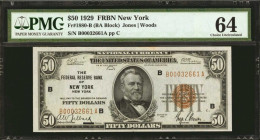 Fr. 1880-B. 1929 $50 Federal Reserve Bank Note. New York. PMG Choice Uncirculated 64.

Just a touch more bottom margin away from a higher grade. Nic...