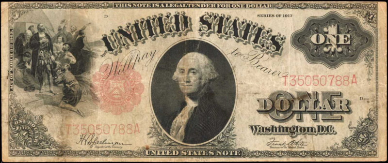Fr. 39. 1917 $1 Legal Tender Note. Very Fine.

A Very Fine condition offering ...