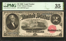 Fr. 56. 1880 $2 Legal Tender Note. PMG Choice Very Fine 35.

This mid-grade note offers appealing quality and detail for the assigned grade.

Esti...
