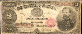 Fr. 357. 1891 $2 Treasury Note. Very Good.

A Very Good offering of this McPherson Deuce which displays honest circulation.

Estimate: USD 250 - 3...