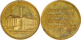 1897 Tennessee Centennial Exposition. Official Medal. HK-274. Rarity-4. Brass. MS-63 (PCGS).

33 mm.

Estimate: USD 100