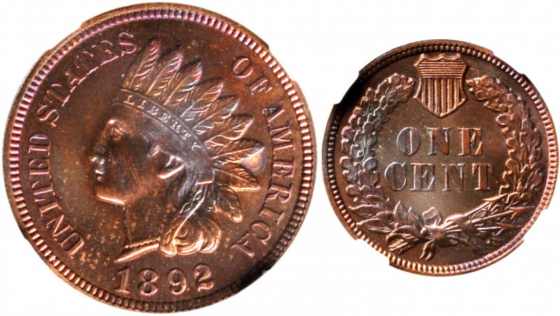 1892 Indian Cent. Proof-64 BN (NGC).

PCGS# 2363. NGC ID: 22AE.

Estimate: U...