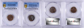 Lot of (2) Early Date Indian Cents. Cleaned (PCGS).

Included are: 1863 AU Details; and 1865 Fancy 5, Unc Details.

Estimate: USD 130