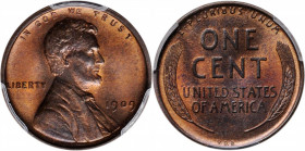 1909 Lincoln Cent. V.D.B. MS-65 RB (PCGS).

PCGS# 2424. NGC ID: 22AZ.

Estimate: USD 75