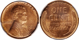 1910-S Lincoln Cent. MS-64 RB (PCGS).

PCGS# 2439. NGC ID: 22B6.

Estimate: USD 200