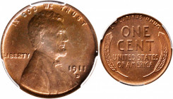 1911-D Lincoln Cent. MS-64 RB (PCGS).

PCGS# 2445. NGC ID: 22B8.

Estimate: USD 250