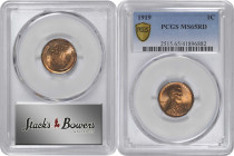 1919 Lincoln Cent. MS-65 RD (PCGS).

PCGS# 2515. NGC ID: 22BY.

Estimate: USD 175