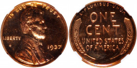1937 Lincoln Cent. Proof-65 RB (NGC).

PCGS# 3337. NGC ID: 22L4.

Estimate: USD 100