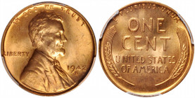Lot of (7) 1942-S Lincoln Cents. MS-65 RD (PCGS).

PCGS# 2710. NGC ID: 22E3.

Estimate: USD 100