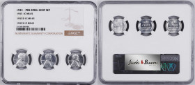 1943 Lincoln Cent. PDS Set. MS-65 (NGC).

All examples are housed together in a single large size NGC holder. (Total: 3 coins)

Estimate: USD 125