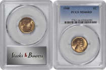 1948 Lincoln Cent. MS-66 RD (PCGS).

PCGS# 2761. NGC ID: 22ES.

Estimate: USD 100