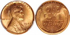 Lot of (10) 1948 Lincoln Cents. MS-65 RD (PCGS).

PCGS# 2761. NGC ID: 22ES.

Estimate: USD 100