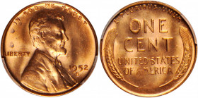 Lot of (10) 1952-S Lincoln Cents. MS-65 RD (PCGS).

PCGS# 2803. NGC ID: 22F8.

Estimate: USD 100