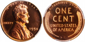 1954 Lincoln Cent. Proof-67 RD Cameo (PCGS).

PCGS# 83371. NGC ID: 22LE.

Estimate: USD 125
