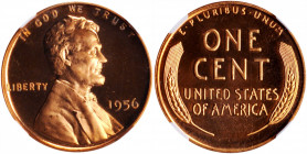 1956 Lincoln Cent. Proof-67 RD Ultra Cameo (NGC).

PCGS# 93377. NGC ID: 22LG.

Estimate: USD 250