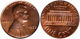 1972 Lincoln Cent. Doubled Die Obverse. MS-64 RD (PCGS).

PCGS# 2950. NGC ID: 22GU.

Estimate: USD 425