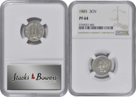 1885 Nickel Three-Cent Piece. Proof-64 (NGC).

PCGS# 3781. NGC ID: 2767.

Estimate: USD 350