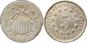 1879 Shield Nickel. Proof. Unc Details--Environmental Damage (PCGS).

PCGS# 3833. NGC ID: 22PG.

Estimate: USD 100
