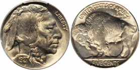1927 Buffalo Nickel. MS-65 (PCGS).

PCGS# 3960. NGC ID: 22S8.

Estimate: USD 200