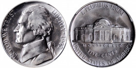 1942 Jefferson Nickel. Type I. MS-67+ (PCGS).

A sharply struck piece that nearly qualifies for a Full Steps designation.

PCGS# 4013. NGC ID: 22T...