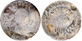 1800 Draped Bust Dime. JR-2. AG Details--Repaired (PCGS).

PCGS# 38755. NGC ID: 236H.

Estimate: USD 250