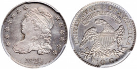 1829 Capped Bust Dime. JR-2. Large 10 C. AU Details--Scratch (PCGS).

PCGS# 38840. NGC ID: 2378.

Estimate: USD 250